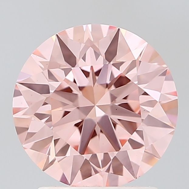 Ideal Loose Diamond - ROUND 2.02ct Fancy Vivid Pink VS1: Ideal Loose Diamond - ROUND 2.02ct Fancy Vivid Pink VS1 Source: This is a real non-mined Diamond that has been grown in a lab Shape: ROUND Carats: 2.02 Color: Fancy Vivid Pink Certification: IGI Video