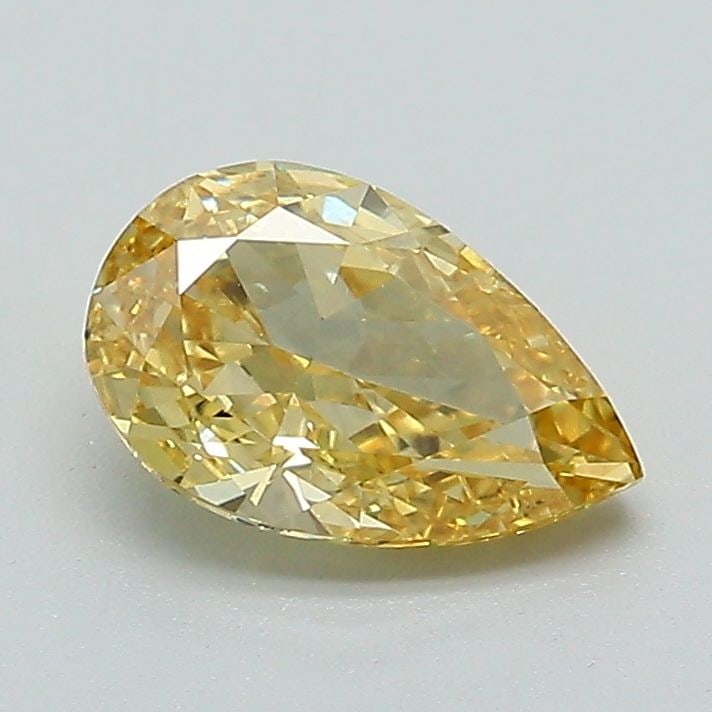Loose Diamond - PEAR 1.01ct Fancy Vivid Yellow VS1: Loose Diamond - PEAR 1.01ct Fancy Vivid Yellow VS1 Source: This is a real non-mined Diamond that has been grown in a lab Shape: PEAR Carats: 1.01 Color: Fancy Vivid Yellow Certification: IGI Video: