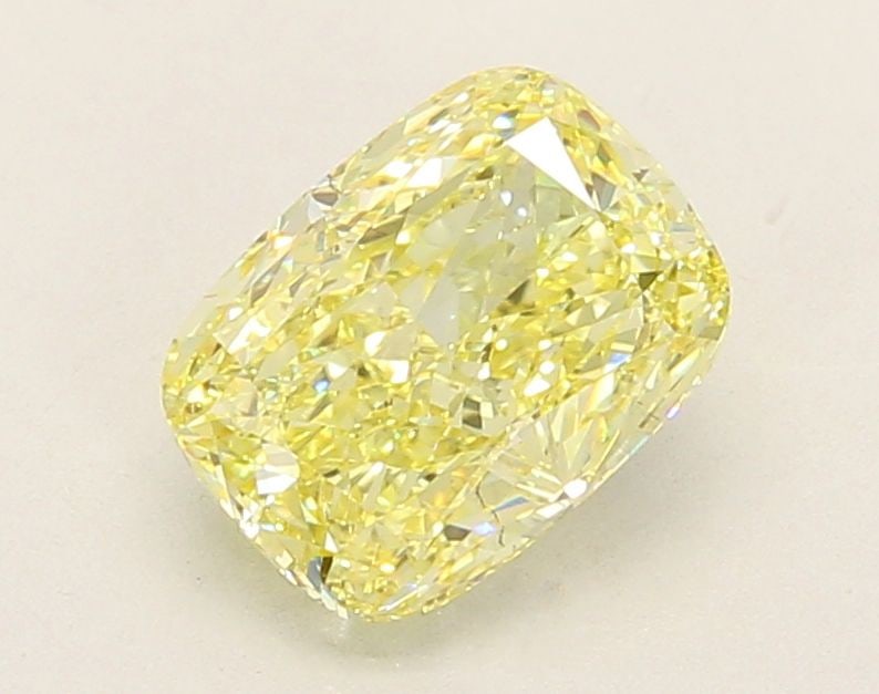 Loose Diamond - CUSHION MODIFIED 2.04ct Fancy Intense Yellow VS1: Loose Diamond - CUSHION MODIFIED 2.04ct Fancy Intense Yellow VS1 Source: This is a real non-mined Diamond that has been grown in a lab Shape: CUSHION MODIFIED Carats: 2.04 Color: Fancy Intense Yellow