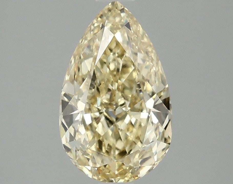 Loose Diamond - PEAR 2.0ct Fancy Vivid Yellow VS1: Loose Diamond - PEAR 2.0ct Fancy Vivid Yellow VS1 Source: This is a real non-mined Diamond that has been grown in a lab Shape: PEAR Carats: 2.0 Color: Fancy Vivid Yellow Certification: IGI Video: