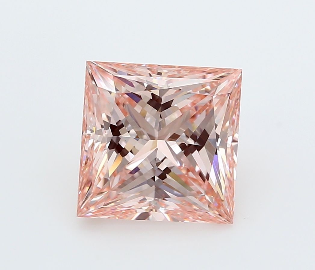 Loose Diamond - PRINCESS 4.02ct Fancy Intense Pink VS1: Loose Diamond - PRINCESS 4.02ct Fancy Intense Pink VS1 Source: This is a real non-mined Diamond that has been grown in a lab Shape: PRINCESS Carats: 4.02 Color: Fancy Intense Pink Certification: IGI V