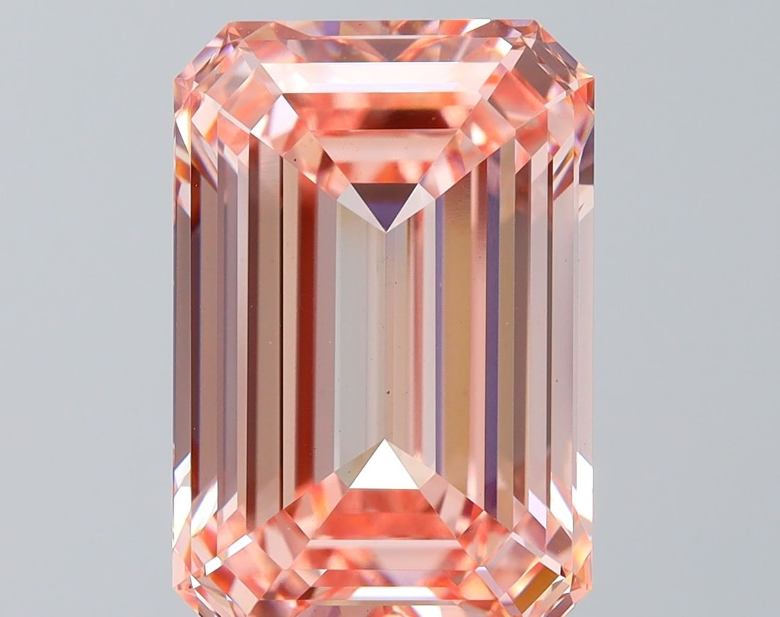 Loose Diamond - EMERALD 10.04ct Fancy Intense Pink VS1 (1 of 1)