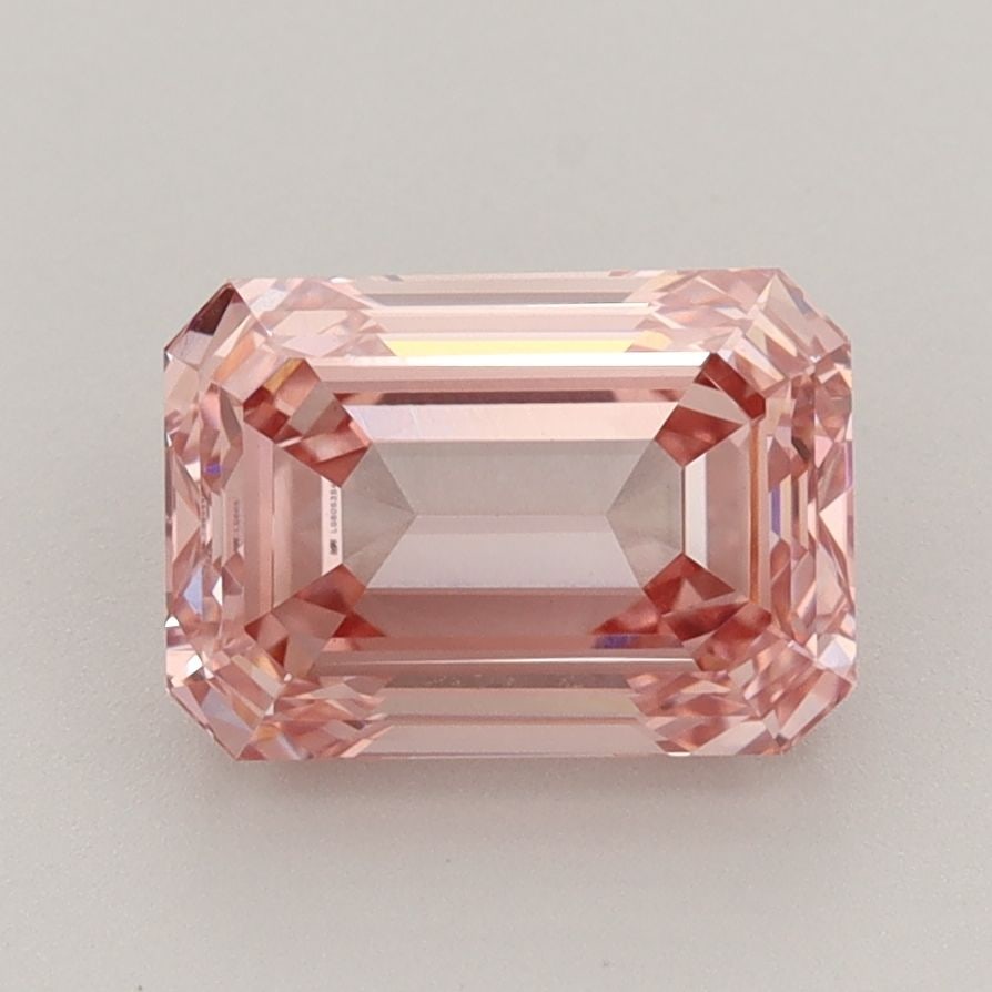 Loose Diamond - EMERALD 2.58ct Fancy Intense Pink VS1: Loose Diamond - EMERALD 2.58ct Fancy Intense Pink VS1 Source: This is a real non-mined Diamond that has been grown in a lab Shape: EMERALD Carats: 2.58 Color: Fancy Intense Pink Certification: IGI Vid