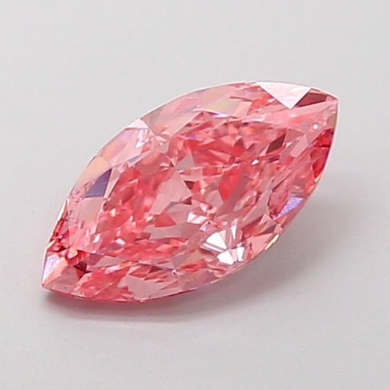 Loose Diamond - MARQUISE 1.25ct Fancy Vivid Pink VS1: Loose Diamond - MARQUISE 1.25ct Fancy Vivid Pink VS1 Source: This is a real non-mined Diamond that has been grown in a lab Shape: MARQUISE Carats: 1.25 Color: Fancy Vivid Pink Certification: IGI Video