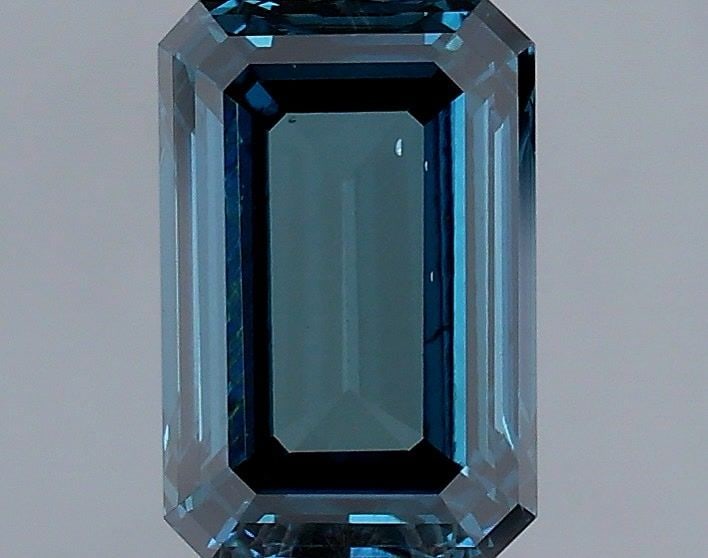 Loose Diamond - EMERALD 1.04ct Fancy Deep Greenish Blue VS1 (1 of 1)