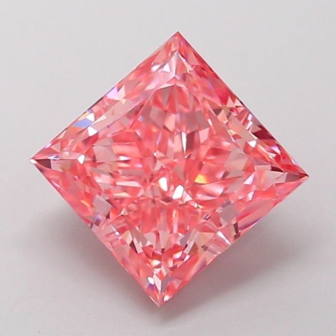 Loose Diamond - PRINCESS 1.6ct Fancy Vivid Pink VVS2: Loose Diamond - PRINCESS 1.6ct Fancy Vivid Pink VVS2 Source: This is a real non-mined Diamond that has been grown in a lab Shape: PRINCESS Carats: 1.6 Color: Fancy Vivid Pink Certification: IGI Video: