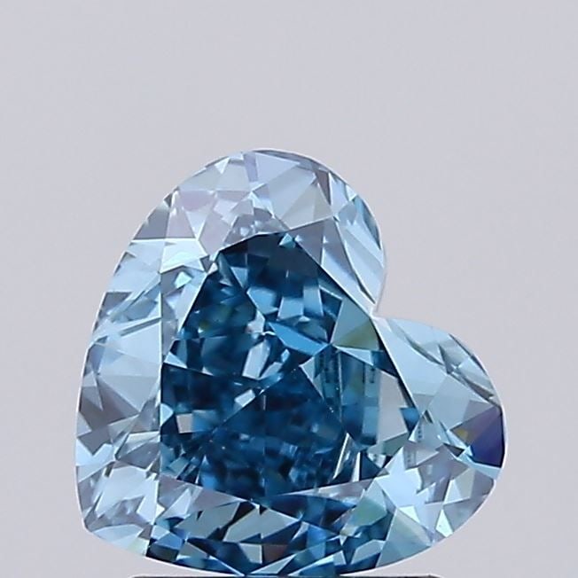 Loose Diamond - HEART 1.73ct Fancy Vivid Blue VVS2: Loose Diamond - HEART 1.73ct Fancy Vivid Blue VVS2 Source: This is a real non-mined Diamond that has been grown in a lab Shape: HEART Carats: 1.73 Color: Fancy Vivid Blue Certification: IGI Video: