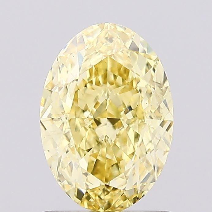 Loose Diamond - OVAL 1.13ct Fancy Intense Yellow VS1: Loose Diamond - OVAL 1.13ct Fancy Intense Yellow VS1 Source: This is a real non-mined Diamond that has been grown in a lab Shape: OVAL Carats: 1.13 Color: Fancy Intense Yellow Certification: IGI Video