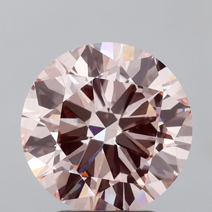Loose Diamond - ROUND 3.0ct Fancy Light Pink VS2: Loose Diamond - ROUND 3.0ct Fancy Light Pink VS2 Source: This is a real non-mined Diamond that has been grown in a lab Shape: ROUND Carats: 3.0 Color: Fancy Light Pink Certification: IGI Video: