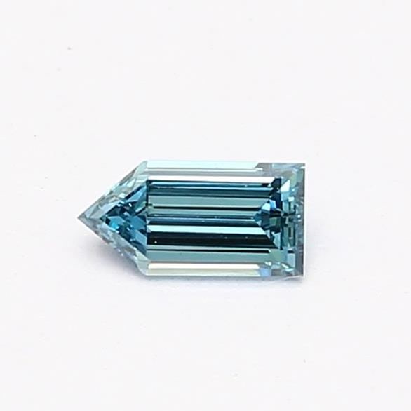 Loose Diamond - BULLET 0.22ct Blue VS1: Loose Diamond - BULLET 0.22ct Blue VS1 Source: This is a real non-mined Diamond that has been grown in a lab Shape: BULLET Carats: 0.22 Color: Blue Certification: NONE Video: