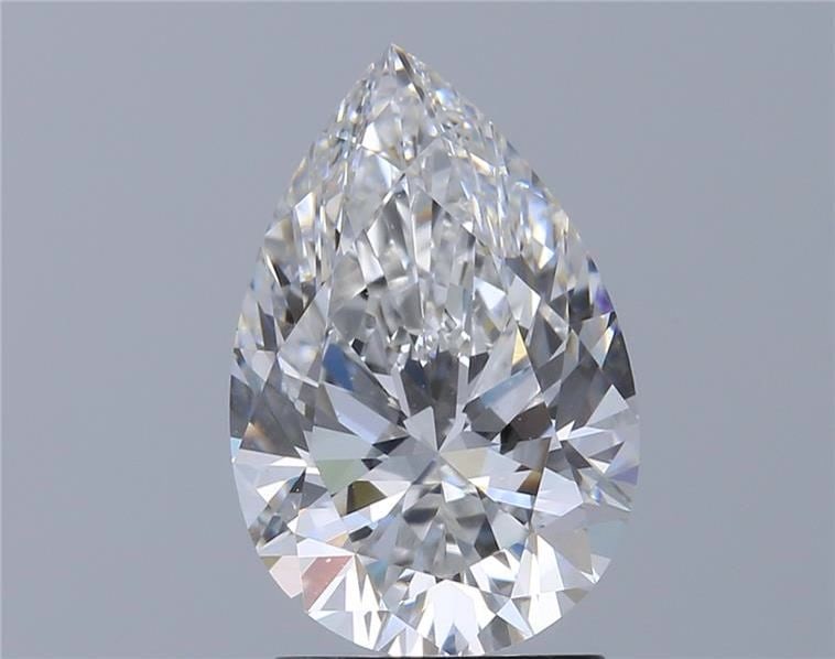 Loose Diamond - PEAR 2.16ct F VVS2: Loose Diamond - PEAR 2.16ct F VVS2 Source: This is a real non-mined Diamond that has been grown in a lab Shape: PEAR Carats: 2.16 Color: F Clarity: VVS2 Certification: IGI Video:
