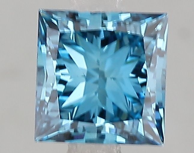 Loose Diamond - PRINCESS 1.61ct Fancy Vivid Blue VS1: Loose Diamond - PRINCESS 1.61ct Fancy Vivid Blue VS1 Source: This is a real non-mined Diamond that has been grown in a lab Shape: PRINCESS Carats: 1.61 Color: Fancy Vivid Blue Certification: IGI Video