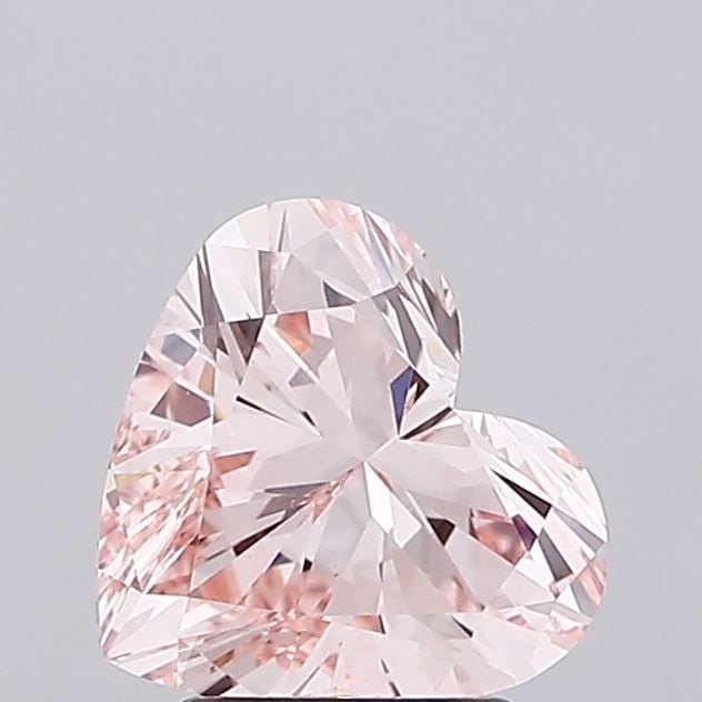 Loose Diamond - HEART 2.48ct Fancy Intense Pink VS1: Loose Diamond - HEART 2.48ct Fancy Intense Pink VS1 Source: This is a real non-mined Diamond that has been grown in a lab Shape: HEART Carats: 2.48 Color: Fancy Intense Pink Certification: IGI Video: