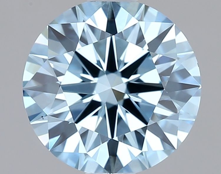 Ideal Loose Diamond - ROUND 1.07ct Fancy Vivid Blue VVS2: Ideal Loose Diamond - ROUND 1.07ct Fancy Vivid Blue VVS2 Source: This is a real non-mined Diamond that has been grown in a lab Shape: ROUND Carats: 1.07 Color: Fancy Vivid Blue Certification: IGI Vide