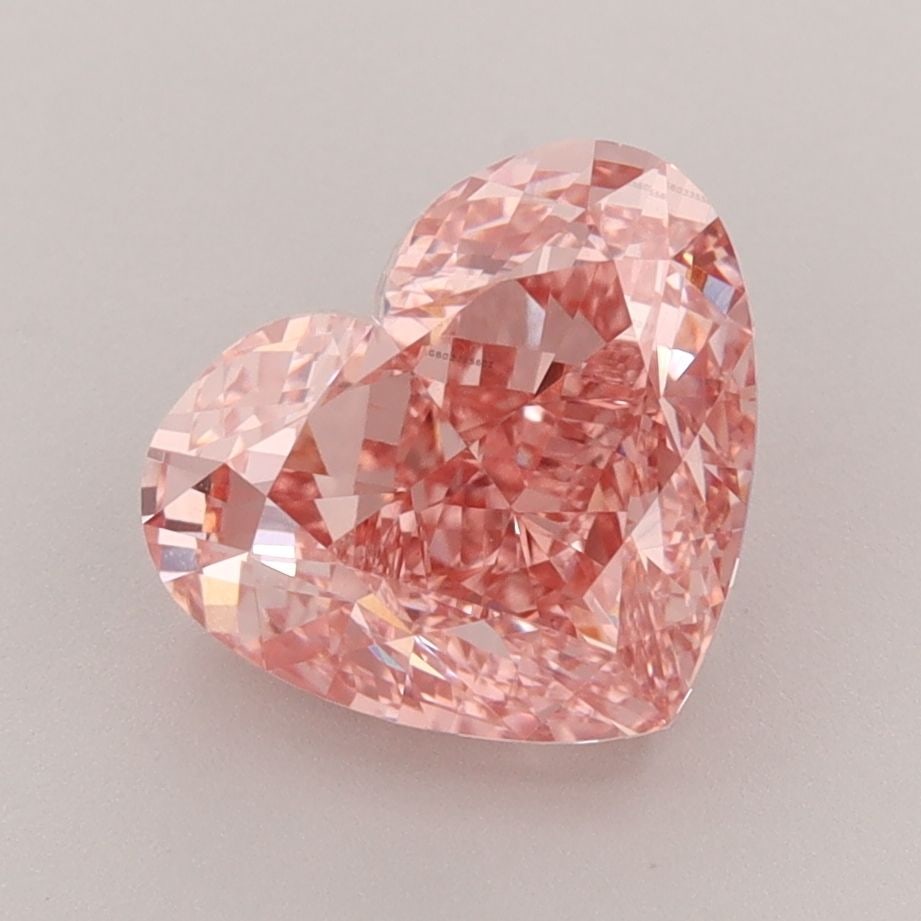 Loose Diamond - HEART 3.23ct Fancy Vivid Pink VVS2: Loose Diamond - HEART 3.23ct Fancy Vivid Pink VVS2 Source: This is a real non-mined Diamond that has been grown in a lab Shape: HEART Carats: 3.23 Color: Fancy Vivid Pink Certification: IGI Video:
