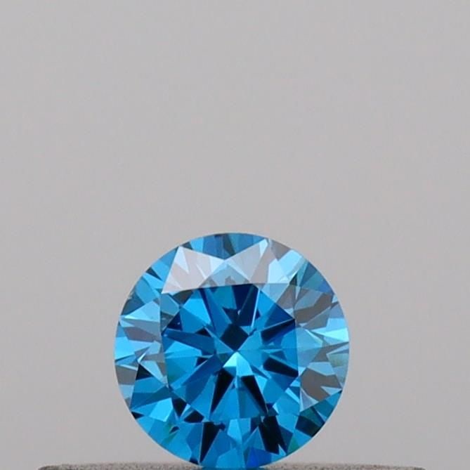 Loose Diamond - ROUND 0.17ct Fancy Vivid Blue VS2 (1 of 1)