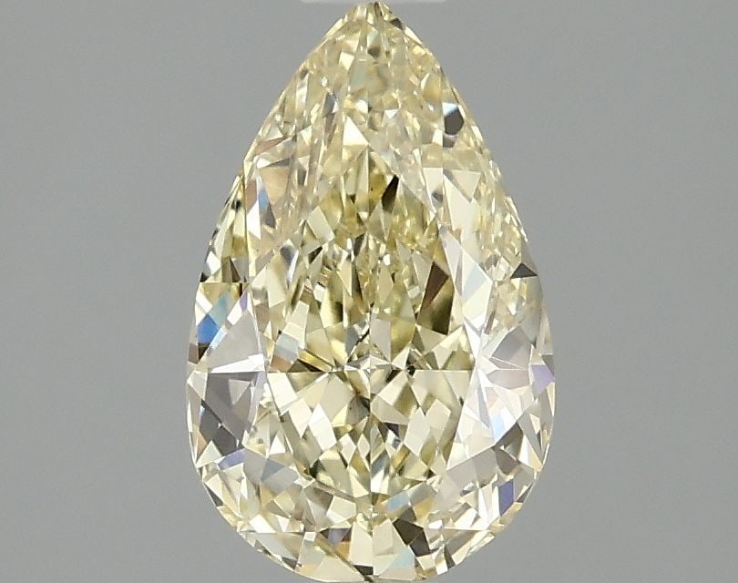 Loose Diamond - PEAR 1.59ct Fancy Intense Yellow VS1: Loose Diamond - PEAR 1.59ct Fancy Intense Yellow VS1 Source: This is a real non-mined Diamond that has been grown in a lab Shape: PEAR Carats: 1.59 Color: Fancy Intense Yellow Certification: IGI Video