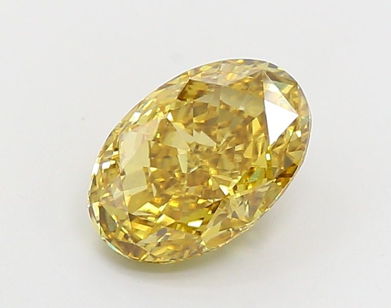 Loose Diamond - OVAL 4.06ct Fancy Vivid Gray Yellow VS2: Loose Diamond - OVAL 4.06ct Fancy Vivid Gray Yellow VS2 Source: This is a real non-mined Diamond that has been grown in a lab Shape: OVAL Carats: 4.06 Color: Fancy Vivid Gray Yellow Certification: IGI