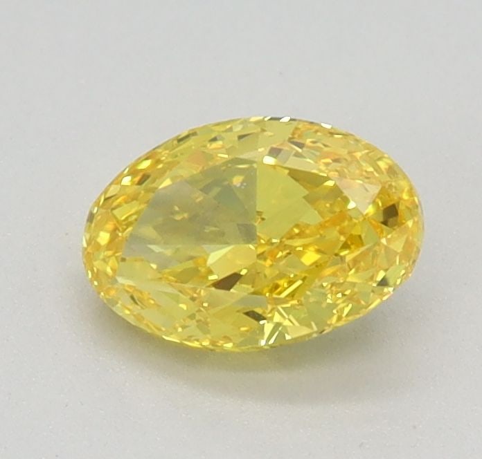 Loose Diamond - OVAL 0.5ct Fancy Intense Yellow VS1: Loose Diamond - OVAL 0.5ct Fancy Intense Yellow VS1 Source: This is a real non-mined Diamond that has been grown in a lab Shape: OVAL Carats: 0.5 Color: Fancy Intense Yellow Certification: IGI Video: