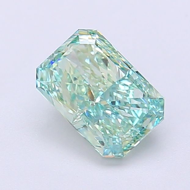 Loose Diamond - RADIANT 1.07ct Fancy Vivid Green VVS1: Loose Diamond - RADIANT 1.07ct Fancy Vivid Green VVS1 Source: This is a real non-mined Diamond that has been grown in a lab Shape: RADIANT Carats: 1.07 Color: Fancy Vivid Green Certification: IGI Vide