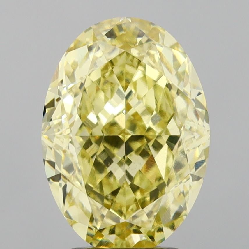 Loose Diamond - OVAL 4.11ct Fancy Intense Yellow VVS2: Loose Diamond - OVAL 4.11ct Fancy Intense Yellow VVS2 Source: This is a real non-mined Diamond that has been grown in a lab Shape: OVAL Carats: 4.11 Color: Fancy Intense Yellow Certification: IGI Vide