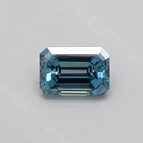 Loose Diamond - EMERALD 0.15ct Fancy Vivid Blue VS1: Loose Diamond - EMERALD 0.15ct Fancy Vivid Blue VS1 Source: This is a real non-mined Diamond that has been grown in a lab Shape: EMERALD Carats: 0.15 Color: Fancy Vivid Blue Certification: IGI Video:
