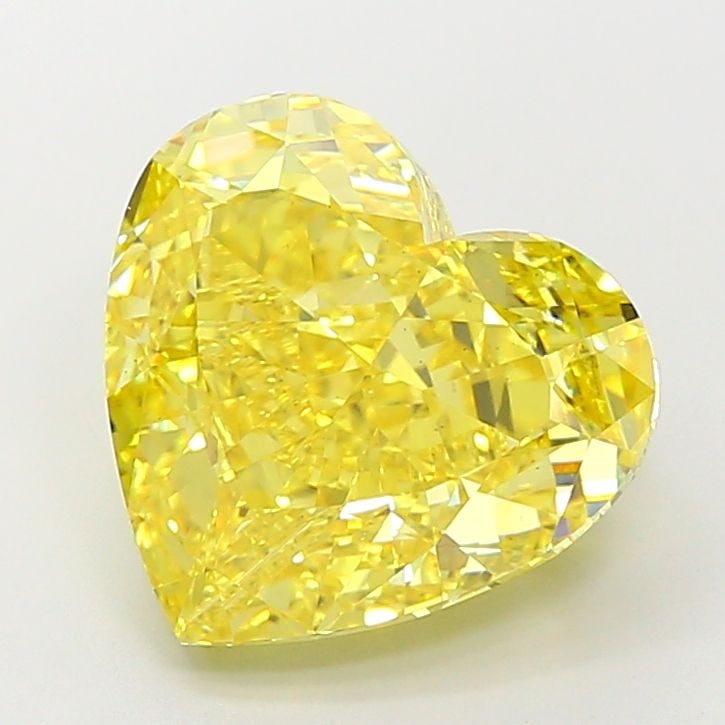 Loose Diamond - HEART 9.08ct Fancy Vivid Yellow VS2 (1 of 1)