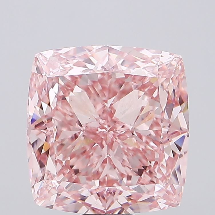 Loose Diamond - CUSHION MODIFIED 20.35ct Fancy Vivid Pink VS1: Loose Diamond - CUSHION MODIFIED 20.35ct Fancy Vivid Pink VS1 Source: This is a real non-mined Diamond that has been grown in a lab Shape: CUSHION MODIFIED Carats: 20.35 Color: Fancy Vivid Pink Certif