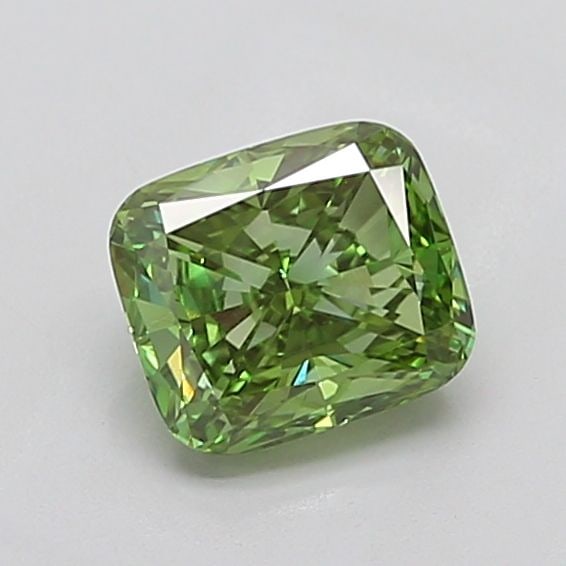 Loose Diamond - CUSHION MODIFIED 1.92ct Fancy Vivid Green VVS2: Loose Diamond - CUSHION MODIFIED 1.92ct Fancy Vivid Green VVS2 Source: This is a real non-mined Diamond that has been grown in a lab Shape: CUSHION MODIFIED Carats: 1.92 Color: Fancy Vivid Green Certi