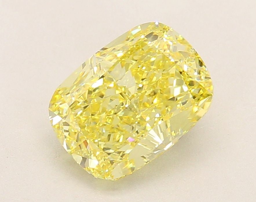 Loose Diamond - CUSHION MODIFIED 2.51ct Fancy Intense Yellow VS1 (1 of 1)