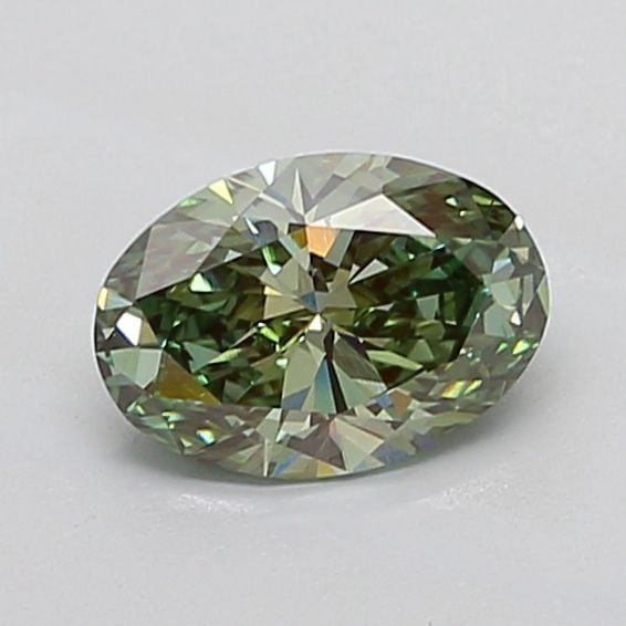 Loose Diamond - OVAL 1.53ct Fancy Vivid Green VS1: Loose Diamond - OVAL 1.53ct Fancy Vivid Green VS1 Source: This is a real non-mined Diamond that has been grown in a lab Shape: OVAL Carats: 1.53 Color: Fancy Vivid Green Certification: IGI Video: