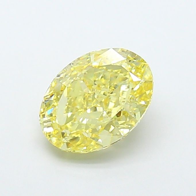 Loose Diamond - OVAL 2.07ct Fancy Yellow VS1: Loose Diamond - OVAL 2.07ct Fancy Yellow VS1 Source: This is a real non-mined Diamond that has been grown in a lab Shape: OVAL Carats: 2.07 Color: Fancy Yellow Certification: IGI Video: