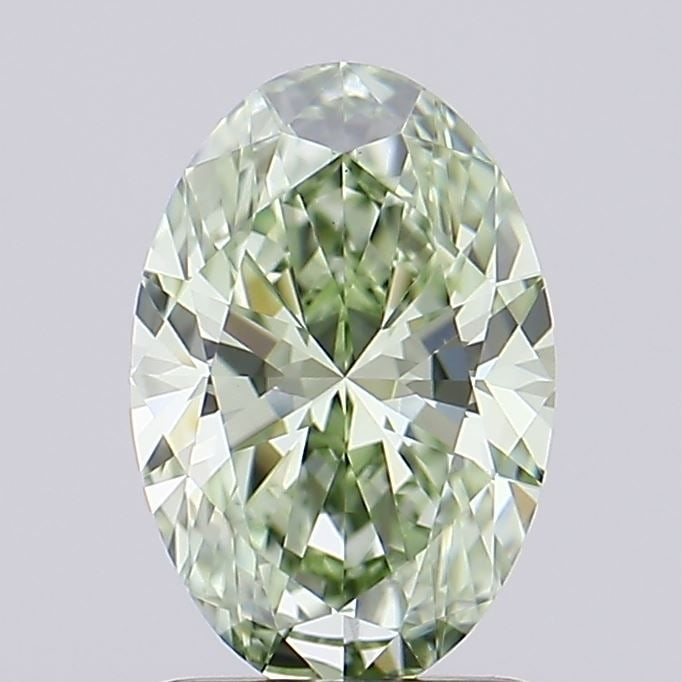 Loose Diamond - OVAL 1.0ct Fancy Intense Green VS1: Loose Diamond - OVAL 1.0ct Fancy Intense Green VS1 Source: This is a real non-mined Diamond that has been grown in a lab Shape: OVAL Carats: 1.0 Color: Fancy Intense Green Certification: IGI Video: