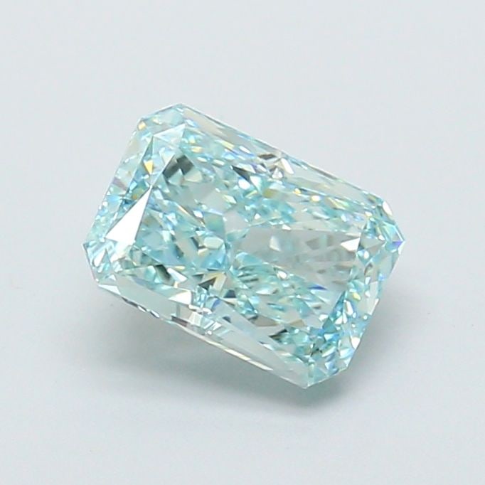 Loose Diamond - RADIANT 1.57ct Fancy Vivid Green Blue VVS2: Loose Diamond - RADIANT 1.57ct Fancy Vivid Green Blue VVS2 Source: This is a real non-mined Diamond that has been grown in a lab Shape: RADIANT Carats: 1.57 Color: Fancy Vivid Green Blue Certification
