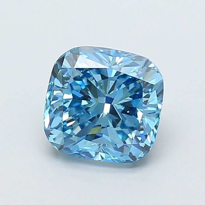 Loose Diamond - CUSHION MODIFIED 2.02ct Fancy Vivid Blue VS1: Loose Diamond - CUSHION MODIFIED 2.02ct Fancy Vivid Blue VS1 Source: This is a real non-mined Diamond that has been grown in a lab Shape: CUSHION MODIFIED Carats: 2.02 Color: Fancy Vivid Blue Certific