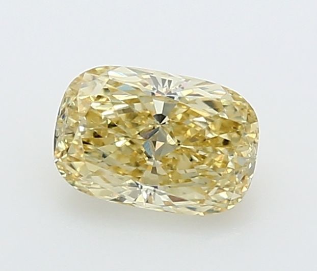 Loose Diamond - CUSHION MODIFIED 1.01ct Fancy Yellow VS1: Loose Diamond - CUSHION MODIFIED 1.01ct Fancy Yellow VS1 Source: This is a real non-mined Diamond that has been grown in a lab Shape: CUSHION MODIFIED Carats: 1.01 Color: Fancy Yellow Certification: I