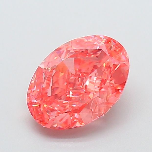 Loose Diamond - OVAL 3.05ct Fancy Vivid Pink VS2: Loose Diamond - OVAL 3.05ct Fancy Vivid Pink VS2 Source: This is a real non-mined Diamond that has been grown in a lab Shape: OVAL Carats: 3.05 Color: Fancy Vivid Pink Certification: IGI Video: