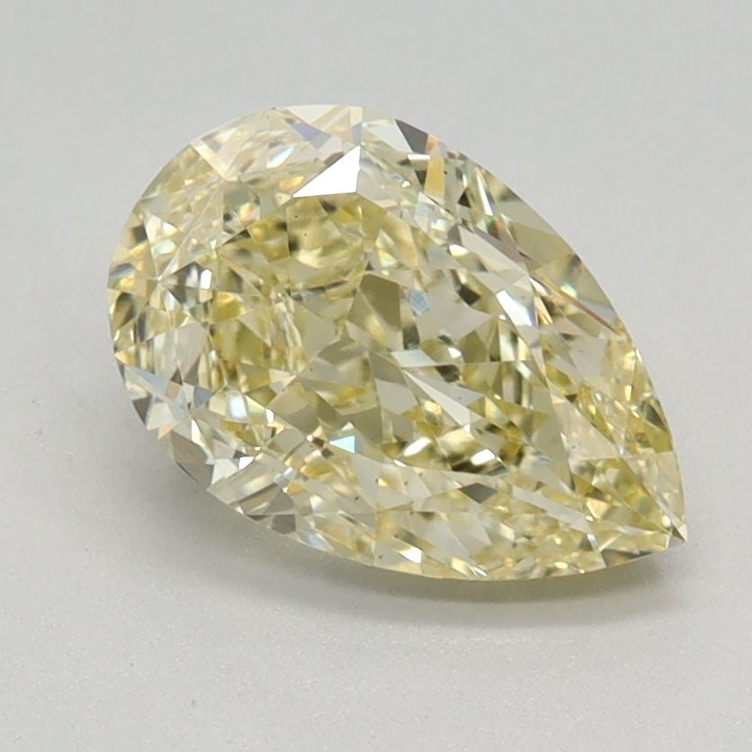 Loose Diamond - PEAR 1.41ct Fancy Intense Yellow VS1: Loose Diamond - PEAR 1.41ct Fancy Intense Yellow VS1 Source: This is a real non-mined Diamond that has been grown in a lab Shape: PEAR Carats: 1.41 Color: Fancy Intense Yellow Certification: IGI Video