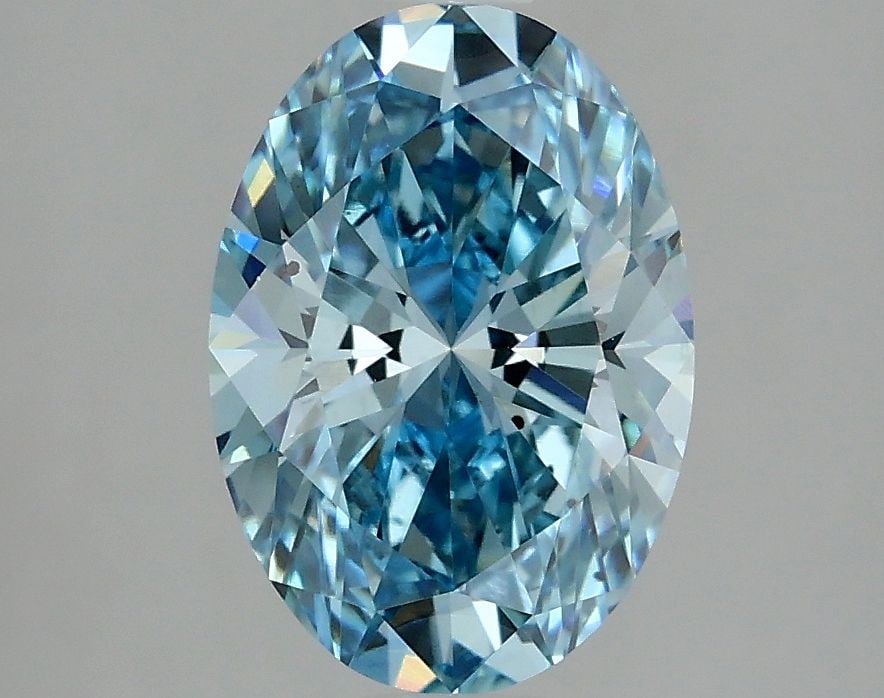 Loose Diamond - OVAL 2.02ct Fancy Vivid Blue VS2 (1 of 1)