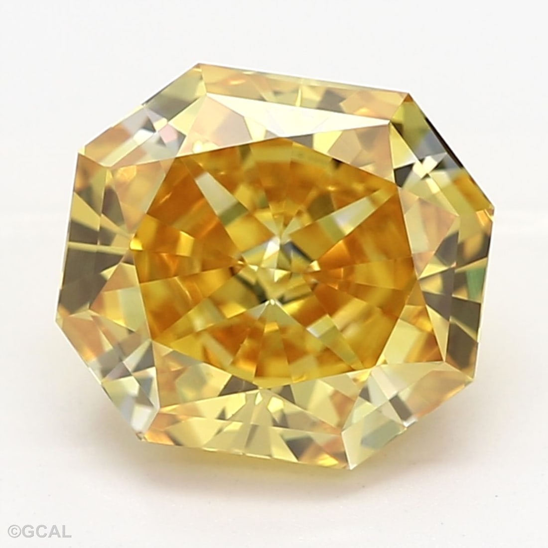 Loose Diamond - OCTAGONAL 1.17ct Fancy Vivid Yellow VS1 (1 of 1)
