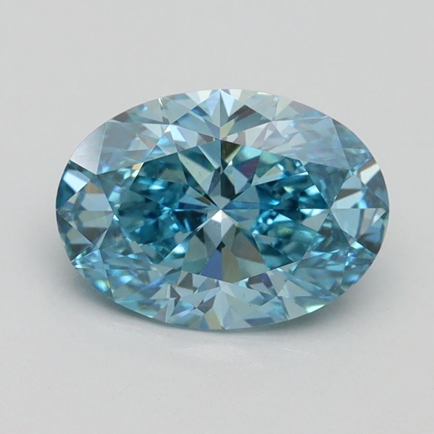 Loose Diamond - OVAL 1.6ct Fancy Vivid Blue VS1: Loose Diamond - OVAL 1.6ct Fancy Vivid Blue VS1 Source: This is a real non-mined Diamond that has been grown in a lab Shape: OVAL Carats: 1.6 Color: Fancy Vivid Blue Certification: IGI Video: