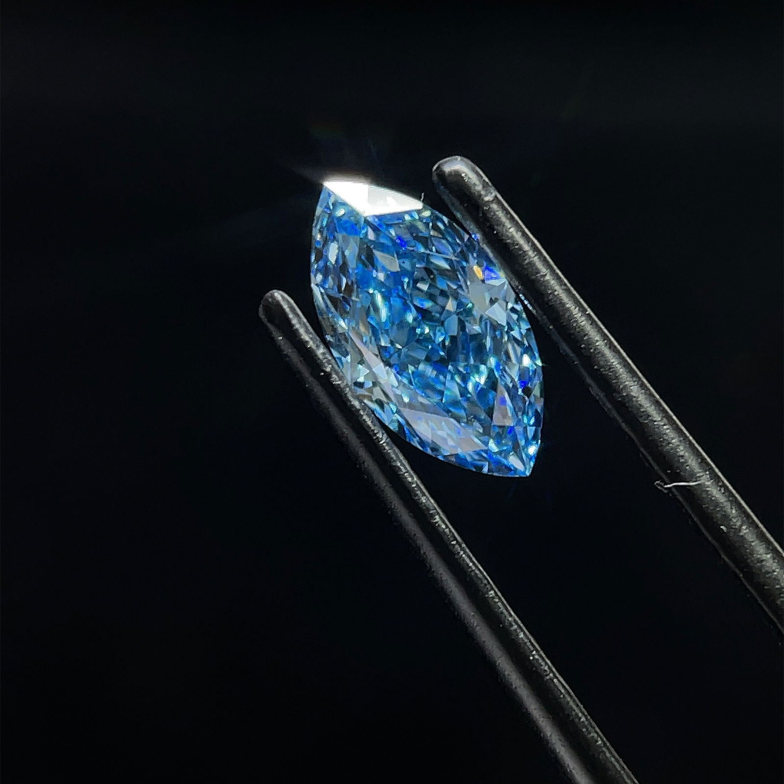 Loose Diamond - MARQUISE 1.01ct Fancy Vivid Blue VS1 (1 of 1)