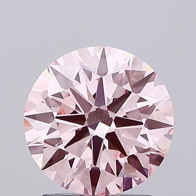 Ideal Loose Diamond - ROUND 1.91ct Fancy Vivid Pink VS1: Ideal Loose Diamond - ROUND 1.91ct Fancy Vivid Pink VS1 Source: This is a real non-mined Diamond that has been grown in a lab Shape: ROUND Carats: 1.91 Color: Fancy Vivid Pink Certification: IGI Video