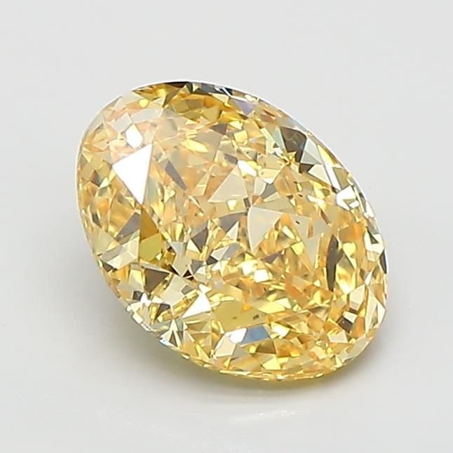 Loose Diamond - OVAL 1.21ct Fancy Vivid Yellow VS2: Loose Diamond - OVAL 1.21ct Fancy Vivid Yellow VS2 Source: This is a real non-mined Diamond that has been grown in a lab Shape: OVAL Carats: 1.21 Color: Fancy Vivid Yellow Certification: IGI Video: