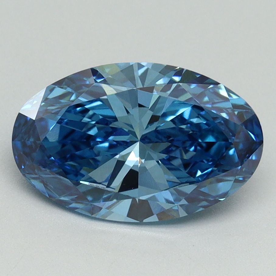 Loose Diamond - OVAL 2.0ct Fancy Vivid Blue VS1: Loose Diamond - OVAL 2.0ct Fancy Vivid Blue VS1 Source: This is a real non-mined Diamond that has been grown in a lab Shape: OVAL Carats: 2.0 Color: Fancy Vivid Blue Certification: IGI Video: