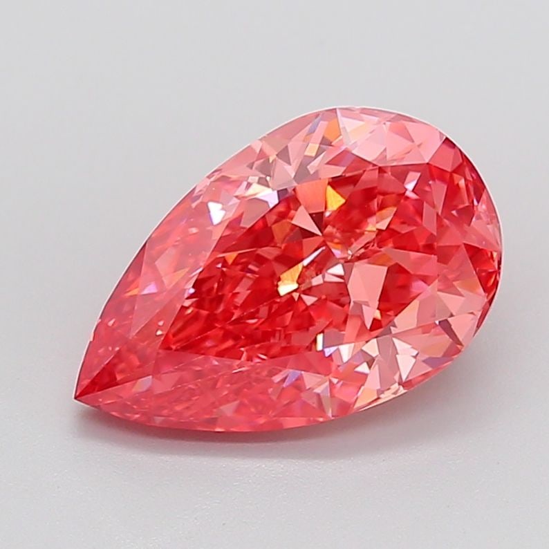 Loose Diamond - PEAR 4.97ct Fancy Vivid Pink VS1: Loose Diamond - PEAR 4.97ct Fancy Vivid Pink VS1 Source: This is a real non-mined Diamond that has been grown in a lab Shape: PEAR Carats: 4.97 Color: Fancy Vivid Pink Certification: NONE Video: