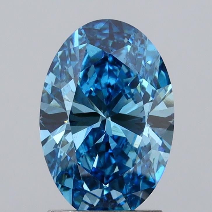 Loose Diamond - OVAL 2.0ct Fancy Vivid Blue VS2: Loose Diamond - OVAL 2.0ct Fancy Vivid Blue VS2 Source: This is a real non-mined Diamond that has been grown in a lab Shape: OVAL Carats: 2.0 Color: Fancy Vivid Blue Certification: IGI Video: