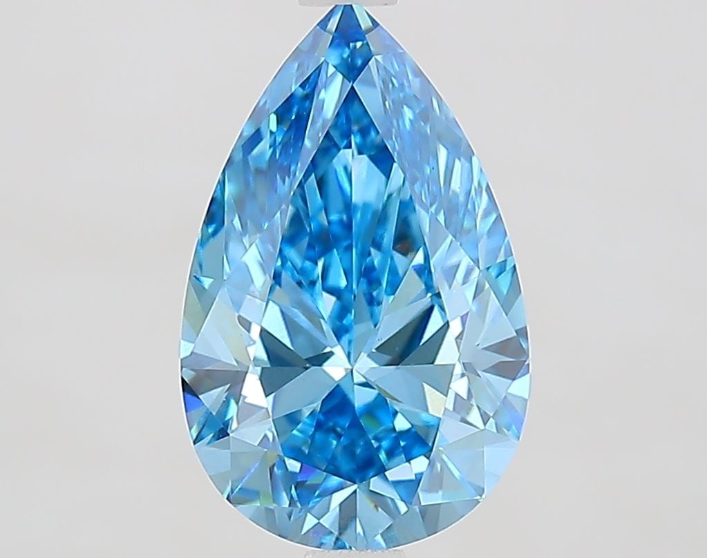 Loose Diamond - PEAR 2.57ct Fancy Vivid Blue VS1 (1 of 1)