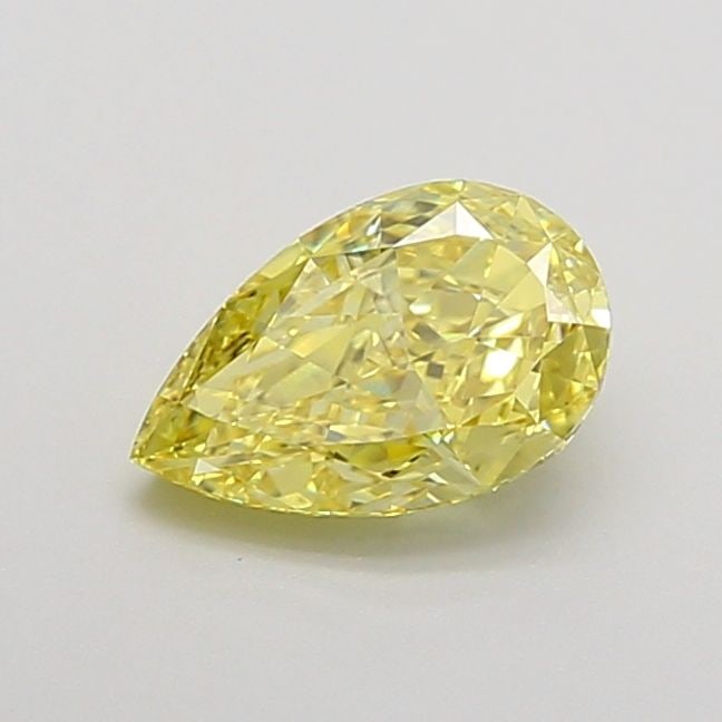 Loose Diamond - PEAR 0.84ct Fancy Intense Yellow VVS2: Loose Diamond - PEAR 0.84ct Fancy Intense Yellow VVS2 Source: This is a real non-mined Diamond that has been grown in a lab Shape: PEAR Carats: 0.84 Color: Fancy Intense Yellow Certification: IGI Vide