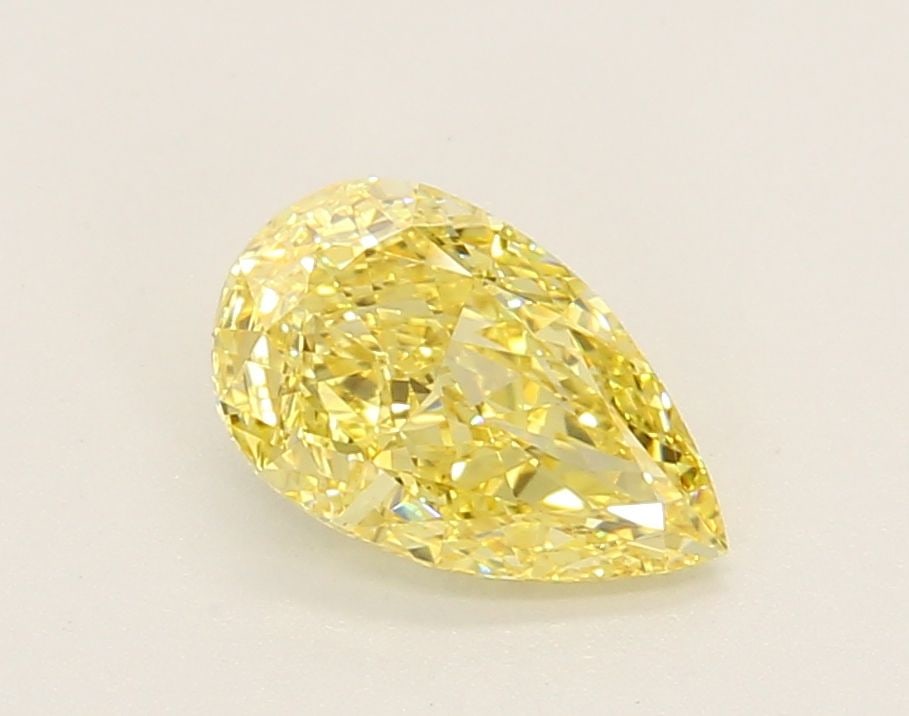 Loose Diamond - PEAR 1.16ct Fancy Vivid Yellow VVS2: Loose Diamond - PEAR 1.16ct Fancy Vivid Yellow VVS2 Source: This is a real non-mined Diamond that has been grown in a lab Shape: PEAR Carats: 1.16 Color: Fancy Vivid Yellow Certification: IGI Video: